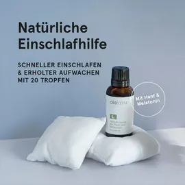 CBD Vital Schlaftropfen mit Hanf und Melatonin 30 ml
