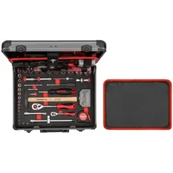 Werkzeugkoffer 138-teilig, für Hand- und Heimwerker, Aluminiumkoffer, R46007138