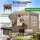 Quick Star Faltpavillon 2,5 x 2,5 m inkl. 4 Seitenteile Beige