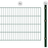 Arvotec Einstabmattenzaun "ESSENTIAL 80 zum Einbetonieren" Zaunelemente Gr. H/L: 80 cm x 8 m H/L: 80 cm, grün (dunkelgrün) Zaunelemente