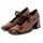 Art 1704 Verona Damen-Plattform, Leder, Größe 42, Leder, 42 EU