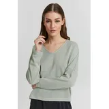 Oxmo V-Pullover Grau S