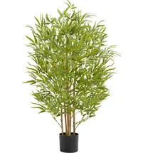 Tectake Künstlicher Bambusbaum Bambosa, realistische Textur - 120 cm,