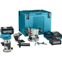 Makita RT001GM205 Akku-Multifunktionsfräse inkl. 2 x 4,0 Ah + Ladegerät im MAKPAC