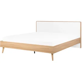 Beliani Serris 180 x 200 cm Hellbraun