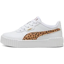 Puma Carina 3.0 Animal Kinder Weiß/Gold 31