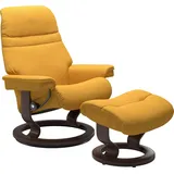 Stressless Stressless® Relaxsessel »Sunrise«, mit Classic Base, Größe M, Gestell Wenge gelb