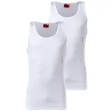 Hugo Herren 50469778 2er-Pack weiße Logo-Westen M