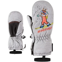 Ziener LE Zoo Minis Glove Skihandschuhe für Kinder, leicht Melange, korallfarben, 110