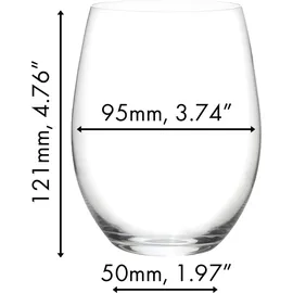 Riedel O Rotweinglas 0,6 l 4 St.