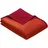 Kuscheldecke 100 x 150 cm rot/orange