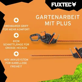 FUXTEC FX-E2HSSET 61 cm inkl. 2 x 20V Li-Ion
