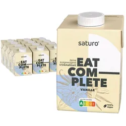 Saturo Trinknahrung Vegan Vanille | Astronautennahrung Mit Protein | Trinkmahlzeit Mit Nährstoffen