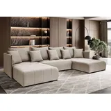 lookway WOHNLANDSCHAFT APOLLO U mit Schlaffunktion und Bettkasten Castel 15