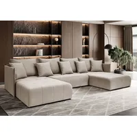 lookway WOHNLANDSCHAFT APOLLO U mit Schlaffunktion und Bettkasten Castel 15