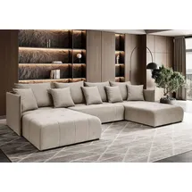 lookway WOHNLANDSCHAFT APOLLO U mit Schlaffunktion und Bettkasten Castel 15