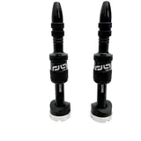 e*thirteen Quick Fill Tubeless Ventile 23-30 mm schwarz