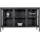 House Nordic Brisbane 140 x 85 x 40 cm Schwarz