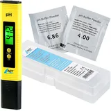 AGT Digitales pH-Wert-Testgerät mit ATC-Funktion & LCD-Display, pH 0 - 14