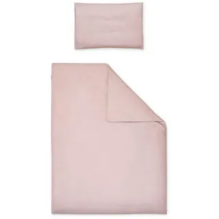 Ehrenkind Ehrenkind® Bettwäsche-Set Feinbiber | 100% Bio-Baumwolle | Standard 100 by Oeko-TEX | 100x135cm + 40x60cm Rose | Bettwäsche 135x100