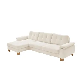 meinSofa Ecksofa aus Cord Suna ¦ beige ¦ Maße (cm): B: 316 H: 86 T: 177.0