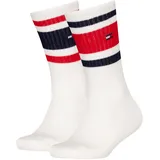 Tommy Hilfiger TH KIDS SOCK 2P SPORT STRIPE 2 Paar Weiß 35-38