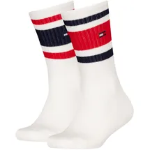 Tommy Hilfiger TH KIDS SOCK 2P SPORT STRIPE 2 Paar Weiß 35-38