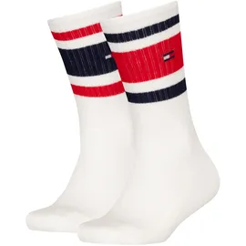 Tommy Hilfiger TH KIDS SOCK 2P SPORT STRIPE 2 Paar Weiß 35-38