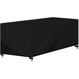 Woltu Abdeckung Rechteckig 170 x 95 x 74 cm Schwarz