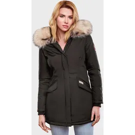 Navahoo Wintermantel Cristal beige / khaki XS