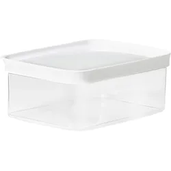 Vorratsdose EMSA "Optima", transparent, B:16cm H:9,1cm L:22,5cm, Kunststoff, Lebensmittelaufbewahrungsbehälter, rechteckig, sicher, hygienisch, unbedenklich, platzeffizient