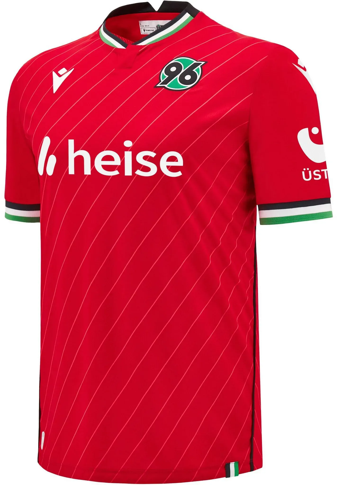 macron Hannover96 24-25 Heim Teamtrikot Herren in rot, Größe XXL - rot