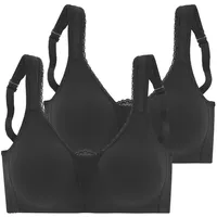 PETITE FLEUR Soft-BH Damen 2xschwarz Gr.75B