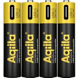 aqiila AAA USB-C® Akku Li-Ion 600 mAh 1.5 V 4 Stück,