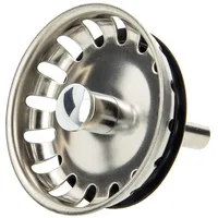 tecuro Siebkorb Ø 54 mm mit Metall-Führungsstange 8 mm