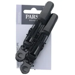 PARSA Beauty Kroko Klammern in schwarz im 2er Set