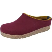 HAFLINGER Grizzly Kris Filzpantoffel Hausschuh Filzclog Bordeaux, Gr.36 : 36 EU