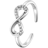 Engelsrufer Damen Ring Infinity Unendlichkeitsschleife« mit Zirkonia (synth.) silberfarben