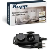 Kopp Steckdosenleiste 1,4 m Schwarz 1 St.