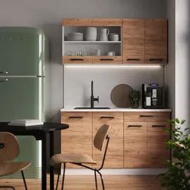 Vicco R-Line, Goldkraft 140 cm ohne Arbeitsplatte ohne E-Geräte