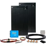 WATTSTUNDE® 300EFX-HV MultiWire MARINE MPPT Solar Komplettset für Wohnmobile & Boote Victron SmartSolar 100 , 20