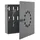 Rottner Tresor ROTTNER Key Point 10 Schlüsselkasten schwarz mit 10 Haken, 22,0 x 5,0 x 22,0 cm, 1 St.