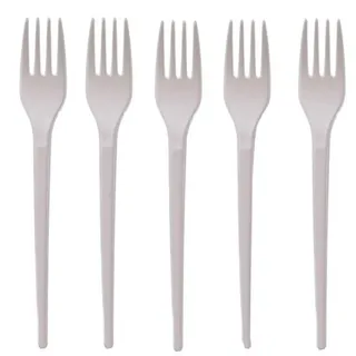 1000x Mehrweg-Plastikgabel Mehrweggabel Party Gabel Besteck wiederverwendbar Suppengabel Reusable Fork