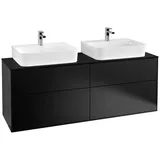 Villeroy & Boch Waschtischunterschrank 160 x 60,3 cm Schwarz Matt