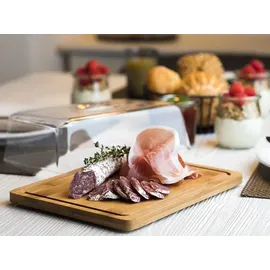 APS-Germany Bambus Tablett mit Haube 216 x 162 x 70 mm