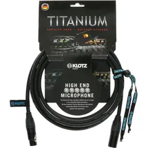 Klotz TI-M0500 Titanium StarQuad Mikrofonkabel, Stecker auf Buchse, 4,9 m
