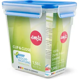 Emsa Frischhaltedose rechteckig blau 16,3 x 11,3 cm 1,5 l