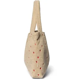 Studio Noos TEDDY HEARTS MOM-BAG Tasche Ecru/Rot