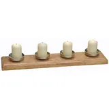 Advents Kerzenhalter Mango, Metall 63 cm (23583w) Adventsgesteck  Adventskranz