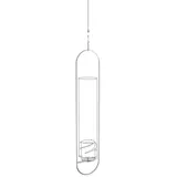 hoefats Hängesystem SPIN 90/900 Edelstahl Ø 9 cm Silber